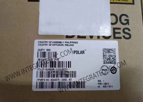 ADA4075-2ARZ Integrated Circuit Chip 6.5MHz Ultralow Noise Amplifier At Lower Power