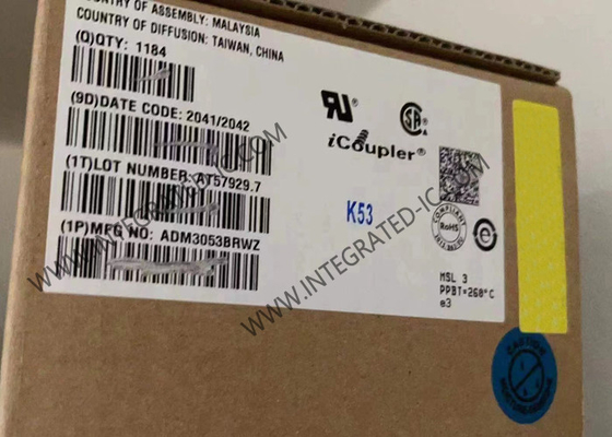 ADM3053BRWZ Integrated Circuit Chip Isolated CAN Transceiver SOIC-20 CAN FD Transceiver