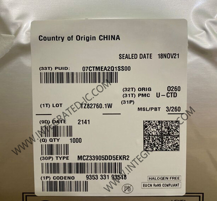 MCZ33905DD5EKR2 Integrated Circuit Chip System Basis Chip With High-Speed CAN And LIN