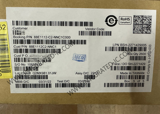 Ethernet IC 88E1112-C2-NNC1C000 Integrated 10/100/1000 Gigabit Ethernet Transceiver