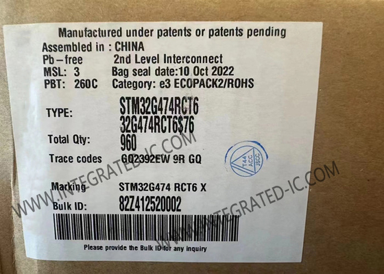 170MHz Microcontroller MCU STM32G474RCT6 ARM Cortex-M4F LQFP64 Microcontroller IC
