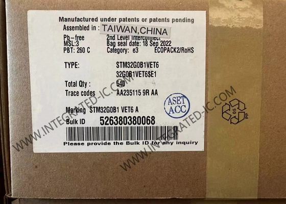 ARM Microcontrollers IC STM32G0B1VET6 32-LQFP Mainstream Microcontrollers 64MHz