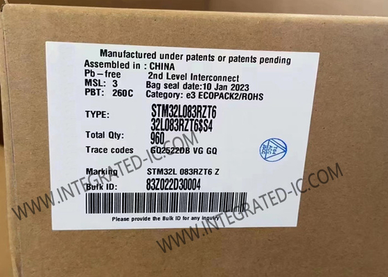 STM32L083RZT6 Microcontroller MCU 32MHz 32-Bit Performance Microcontrollers LQFP-64