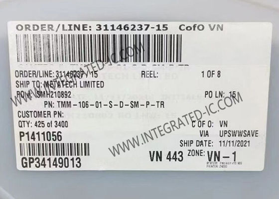 TMM-106-01-S-D-SM-P-TR Connectors 12POS Low Profile Tiger Eye™ Header Strips