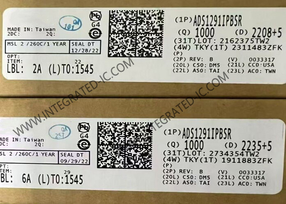 ADS1291IPBSR Integrated Circuit Chip 24-Bit Analog Front End For ECG Applications