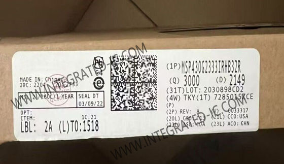 MSP430G2333IRHB32R Microcontroller MCU 16-Bit Microcontroller IC 16MHz Mixed-Signal MCU