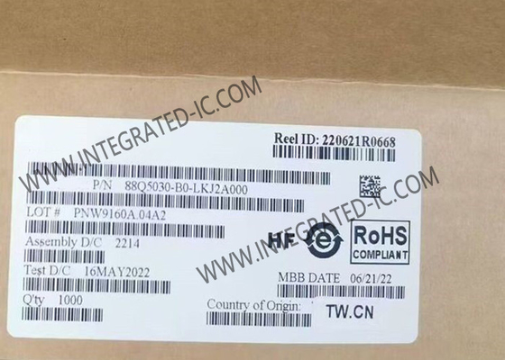 Integrated Circuit Chip 88Q5030-B0-LKJ2A000 Ethernet Physical Layer Transceiver