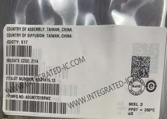 ADUM7701BRWZ Integrated Circuit Chip 16Bit Isolated Sigma Delta Modulator