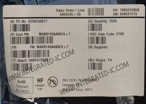 MAX9140AAXK Integrated Circuit Chip 40ns Single-Channel High-Speed Comparators SC-70-5