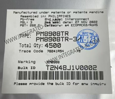 PM8908TR Integrated Circuit Chip Monolithic Buck Converter For DDR Memory Termination