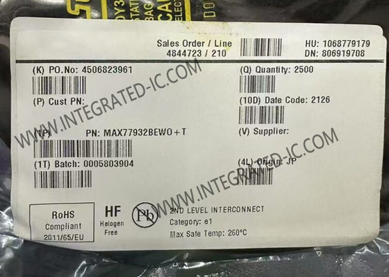 MAX77932BEWO Integrated Circuit Chip 8A Dual-Phase Switched-Capacitor Converter