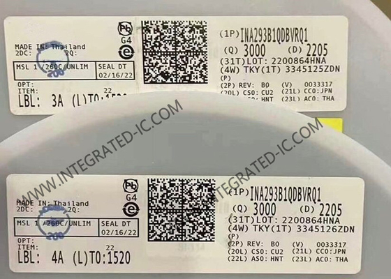 INA293B1QDBVRQ1 Integrated Circuit Chip 1.3MHz Ultra-Precise Current Sense Amplifier
