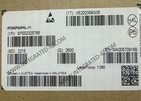 IPD50P04P4L-11 Integrated Circuit Chip P-Channel 10.6mΩ OptiMOS™-P2 Automotive MOSFET Transistors
