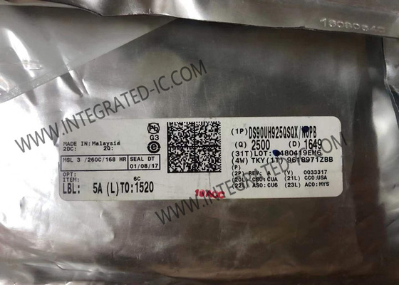 DS90UH925QSQX Integrated Circuit Chip 24-Bit Color FPD-Link III Serializer With HDCP