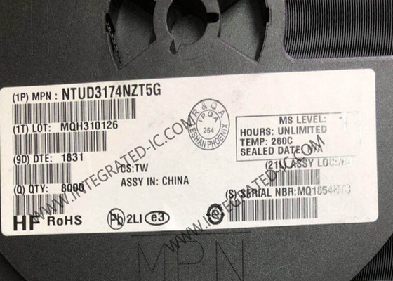 NTUD3174NZT5G Integrated Circuit Chip 20V 280mA Dual N-Channel MOSFET Transistors