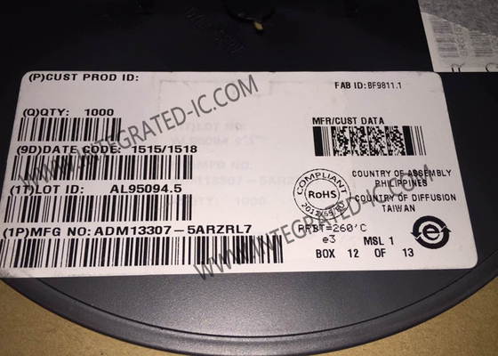 ADM13307-5ARZRL7 Integrated Circuit Chip Triple Voltage Supervisor 8-SOIC