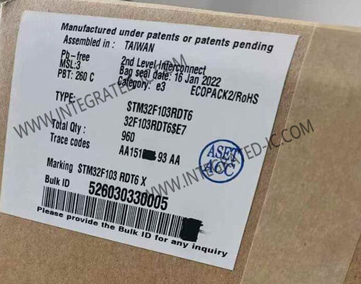 STM32F103RDT6 Microcontroller MCU High-Density Performance ARM Cortex-M3 32-Bit MCU