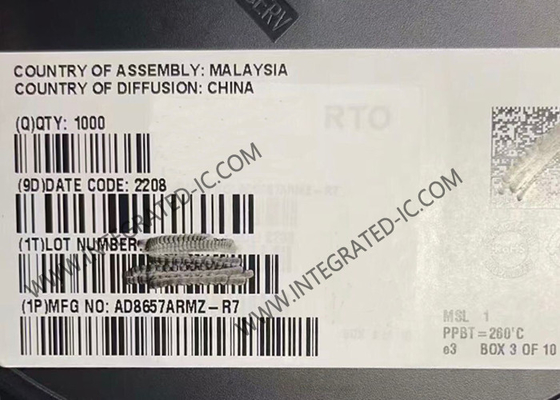 AD8657ARMZ Integrated Circuit Chip 18V Operational Amplifier MSOP-8 Precision Amplifiers