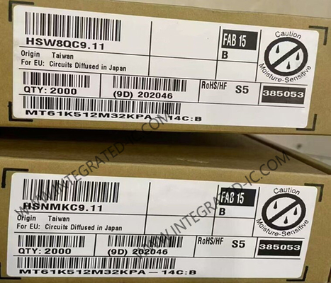 MT61K512M32KPA-14C:B Memory IC Chip GDDR6 SGRAM Memory 16Gbit Dynamic Random-Access Memory