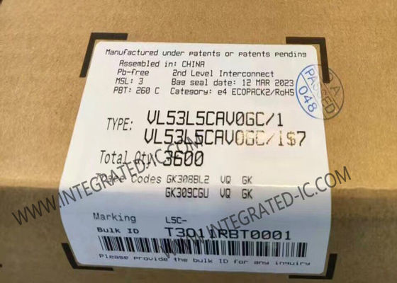 Sensor IC VL53L5CAV0GC/1 ToF Distance Sensor 3.3V Flight Sense Proximity Sensors