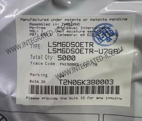 LSM6DSOETR Sensor IC 6-Axis IMU LGA-14L iNEMO 6DoF Inertial Measurement Unit