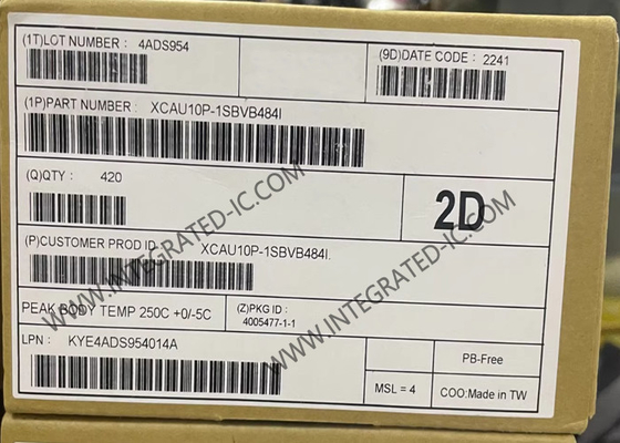 Field Programmable Gate Array XCAU10P-1SBVB484I 3.5 Mbit Artix UltraScale+ Field Programmable Gate Array