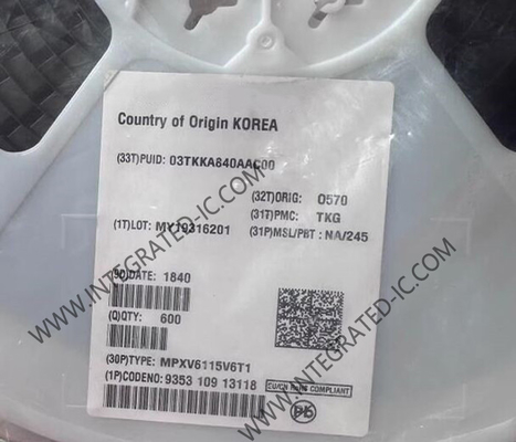 MPXV6115V6T1 Sensor IC -115 To 0 kPa Gauge And Absolute Pressure Sensor SOP-8