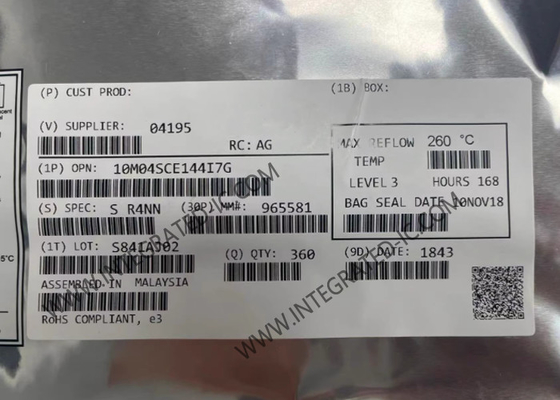 Field Programmable Gate Array 10M04SCE144I7G 144-LQFP MAX 10 FPGA Integrated Circuits 450MHz