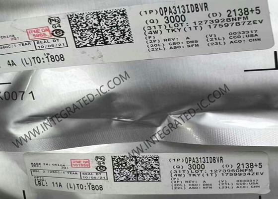 OPA313IDBVR Integrated Circuit Chip Single 5.5V 1MHz 50μA RRIO Operational Amplifier