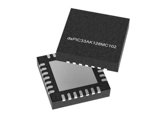 DSPIC33AK128MC102-E/M7 Microcontroller MCU 32-Bit DSC VQFN-28 Digital Signal Controller