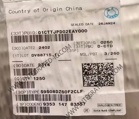 S9S08DZ60F2CLF Microcontroller MCU 40MHz 8-Bit Microcontrollers LQFP-48 Package
