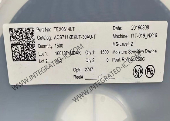 ACS711KEXLT-30AU Sensor IC 30A Hall Effect Linear Current Sensor QFN12