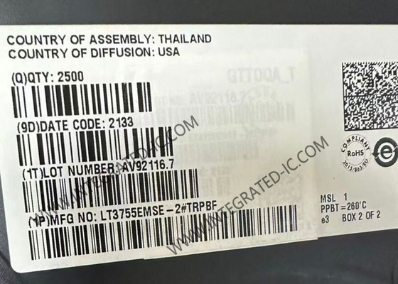 LT3755EMSE-2 Integrated Circuit Chip 4.5V To 40V LED Controllers MSOP-16 Packge