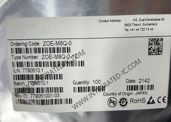 Wireless Communication Module ZOE-M8Q-0 Highly Integrated GNSS SiP Module