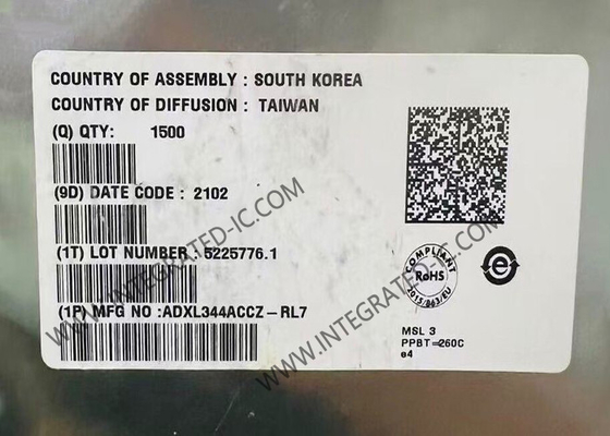 ADXL344ACCZ Sensor IC 3-Axis Digital Output Accelerometer LGA-16 Motion Sensors