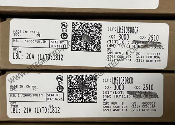 LM5108DRCR Integrated Circuit Chip 100V Gate Driver IC VSON10 Half Bridge Driver