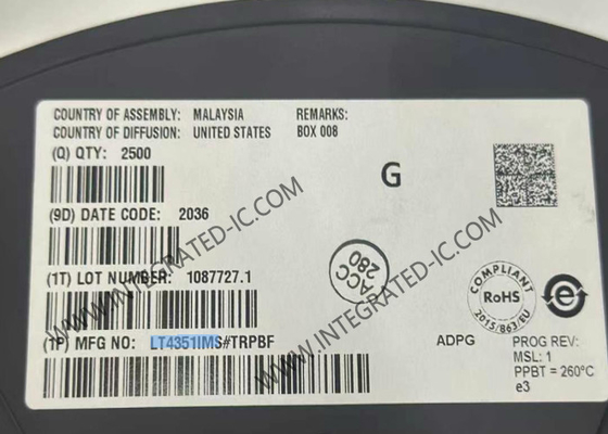LT4351IMS Integrated Circuit Chip ORing Controller MSOP10 MOSFET Diode-OR Controller
