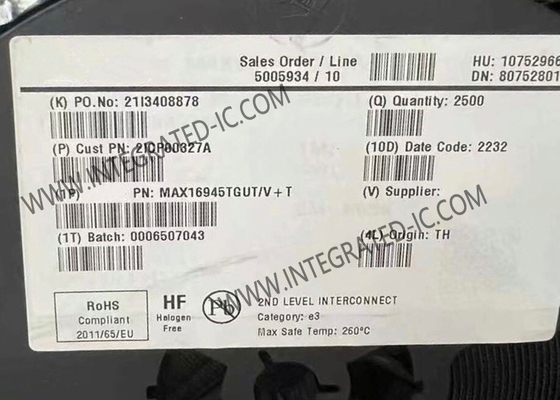 Integrated Circuit Chip MAX16945TGUT/V 30mA Inverting Charge Pump In SOT23