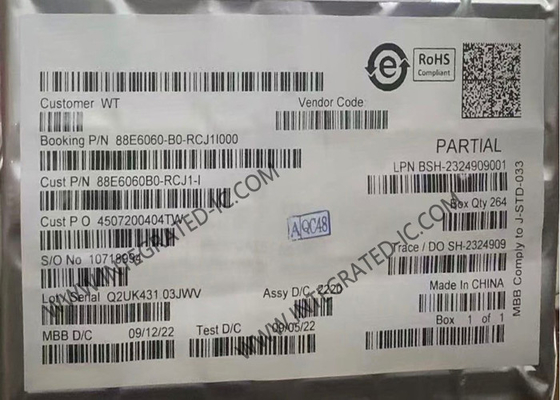 88E6060-B0-RCJ1I000 Ethernet IC Single Chip Integration 6-Port 10/100 Ethernet Switch