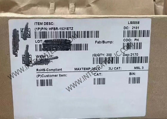 HFBR-1521ETZ Integrated Circuit Chip 5 MBd Fiber Optic Transmitter with 660 nm Wavelength for Industrial Applications