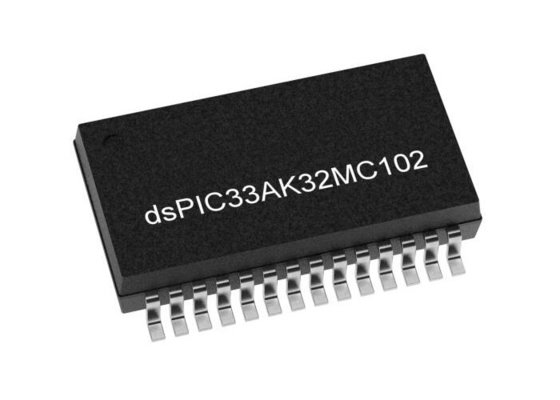DSPIC33AK32MC102T-E/SS Microcontroller MCU 32Bit Digital Signal Controllers SSOP28