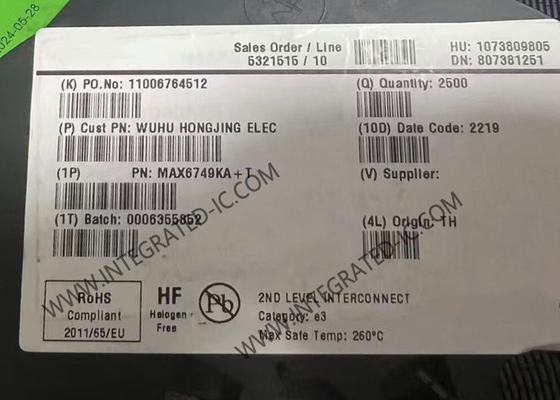 MAX6749KA Integrated Circuit Chip µP Reset Circuits SOT-23-8 Supervisory Circuits