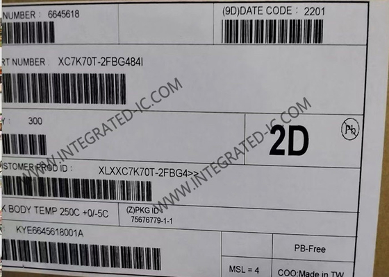 Integrated Circuit Chip XC7K70T-2FBG484I High Performance Kintex 7 FPGA IC 484BGA