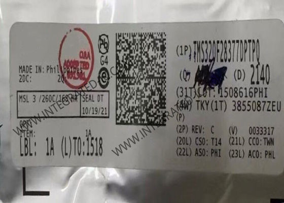 Microcontroller MCU TMS320F28377DPTPQ Automotive Microcontroller IC 32-Bit Dual-Core 200MHz 1MB FLASH