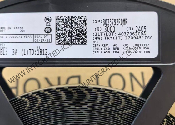 BQ25792RQMR Integrated Circuit Chip 5A 1-4 Cell Buck Boost Battery Charger IC