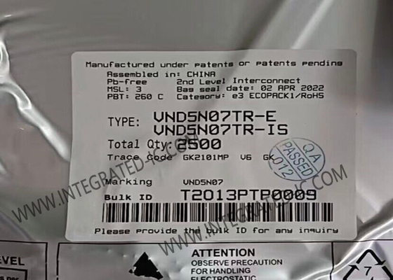 VND5N07TR Integrated Circuit Chip OMNIFET II Fully Autoprotected Power MOSFET Transistors