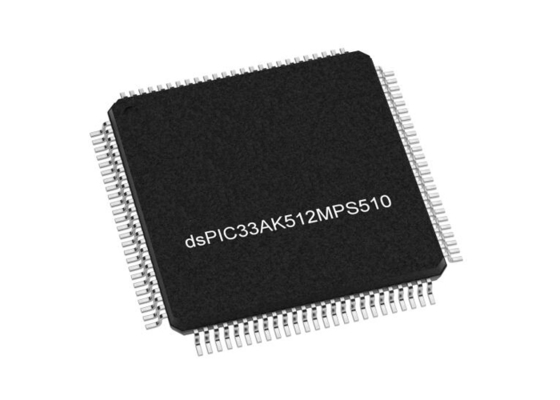 DSPIC33AK512MPS510-I/PT Microcontroller MCU 32Bit Digital Signal Controllers TQFP100
