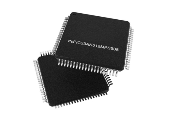 DSPIC33AK512MPS508-I/PT Microcontroller MCU 200MHz High Performance 32Bit Single Core DSC