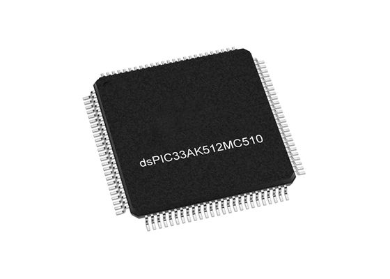 DSPIC33AK512MC510-I/PT Microcontroller MCU High-Speed DSPIC33A Core 32-Bit Digital Signal Controller