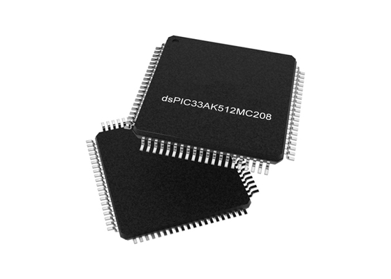 DSPIC33AK512MC208-I/PT Microcontroller MCU High-Speed 200MHz 32-Bit DSC With High-Speed ADCs